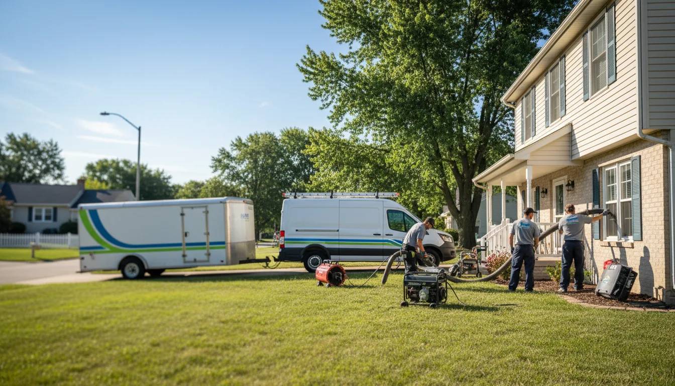 Flooded Basement Restoration And Cleanup With Repair in Sturgis, KY near me